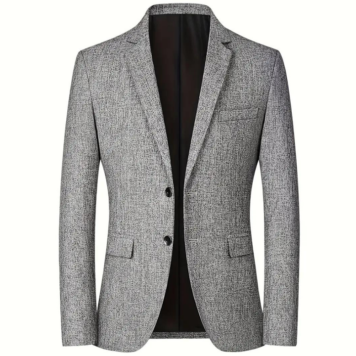 Van Dam Heren Effen Textuur Blazer