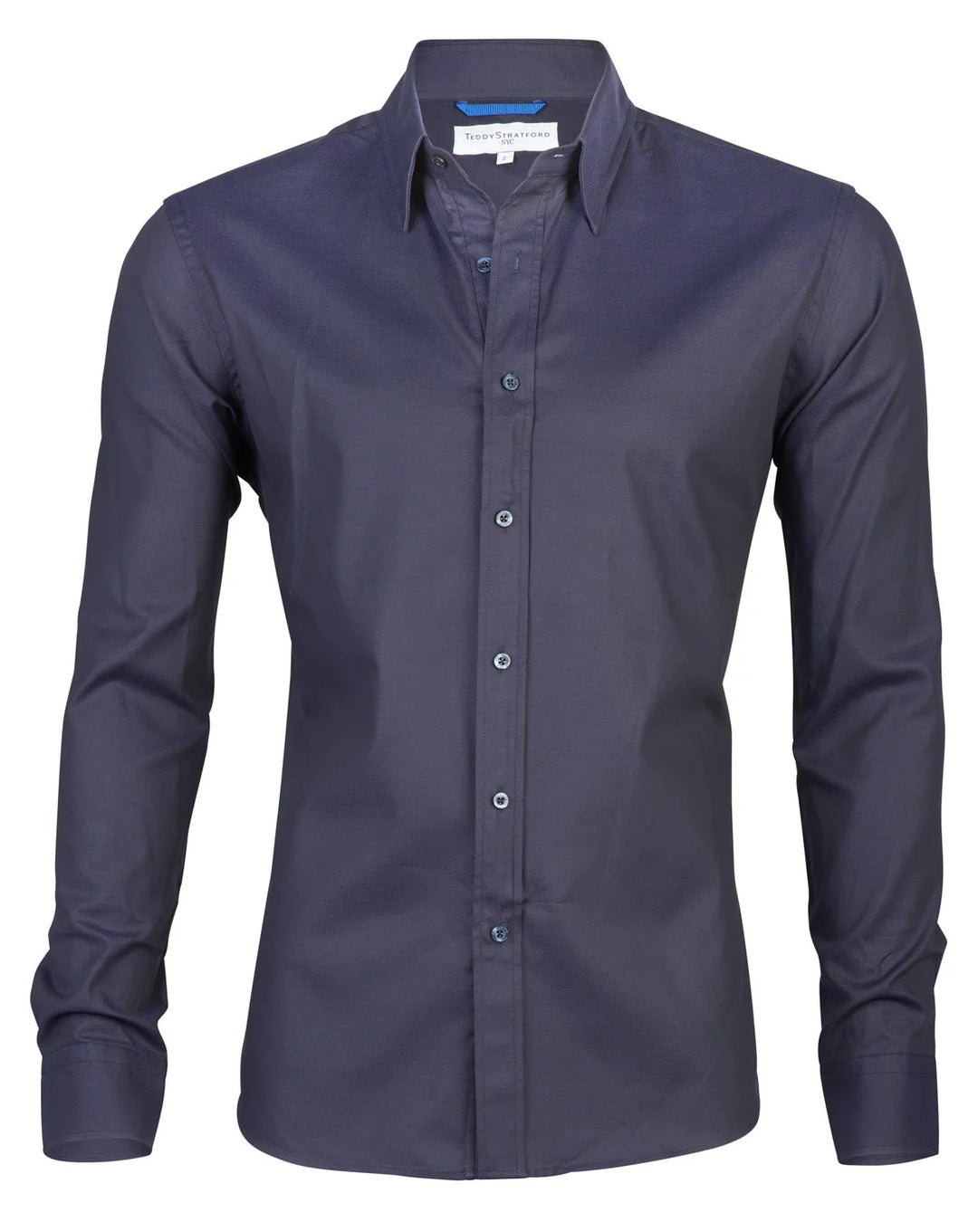 Van Dam | Heren Hedendaagse Rits-Voorkant Casual Shirt