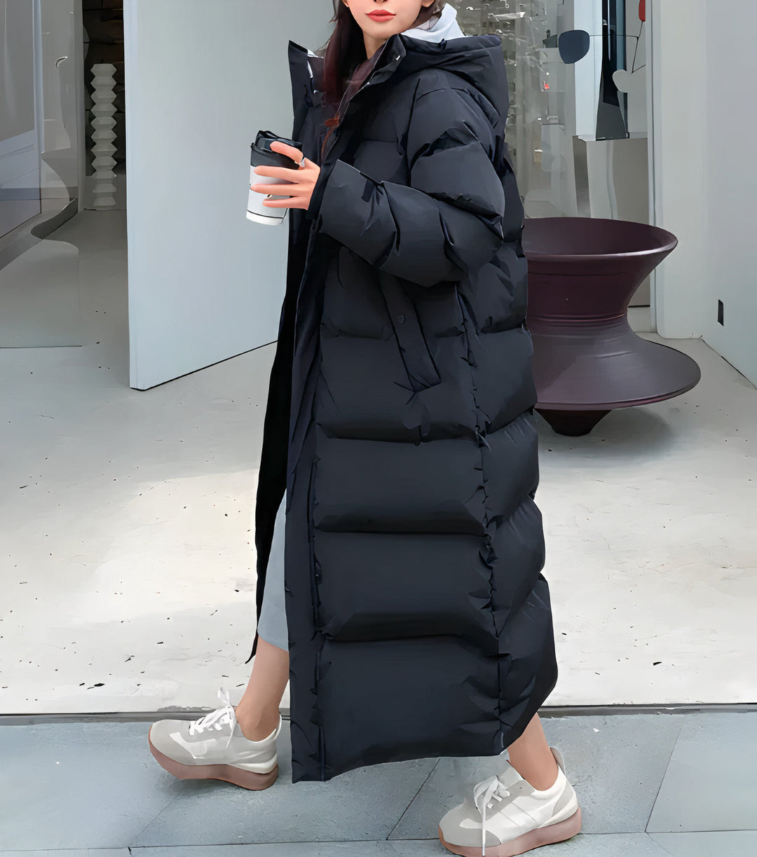 Van Dam | Lange Waterdichte Puffer Parka