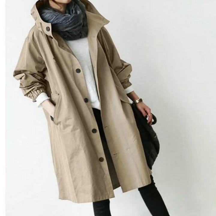 Van Dam | Waterdichte en winddichte trenchcoat voor vrouwen met capuchon