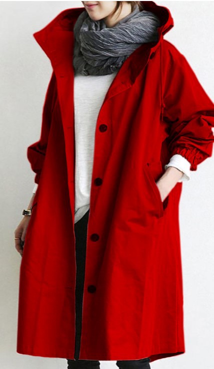 Van Dam | Waterdichte en winddichte trenchcoat voor vrouwen met capuchon