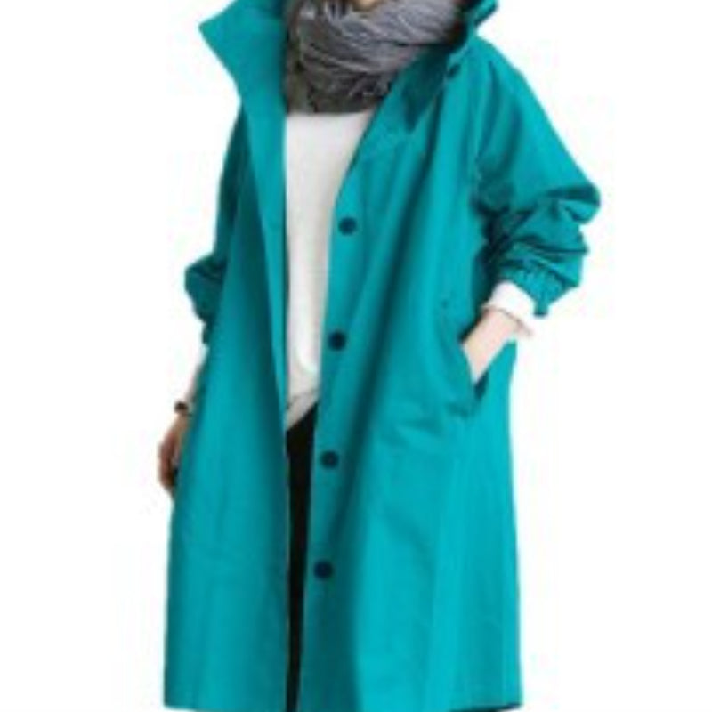 Van Dam | Waterdichte en winddichte trenchcoat voor vrouwen met capuchon