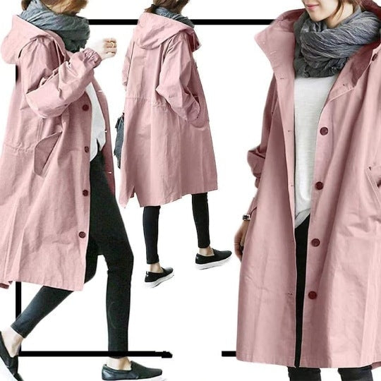 Van Dam | Waterdichte en winddichte trenchcoat voor vrouwen met capuchon