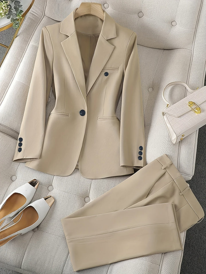 Van Dam | Elegante Blazer met Notch Lapel