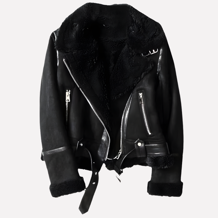 Van Dam | Dames Gezellige Shearling Pilotenjack