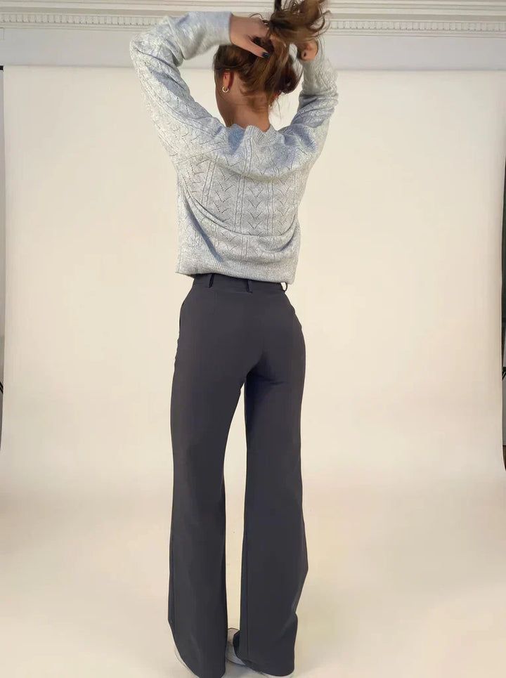 Van Dam | Dames Elegante Wijde Broek