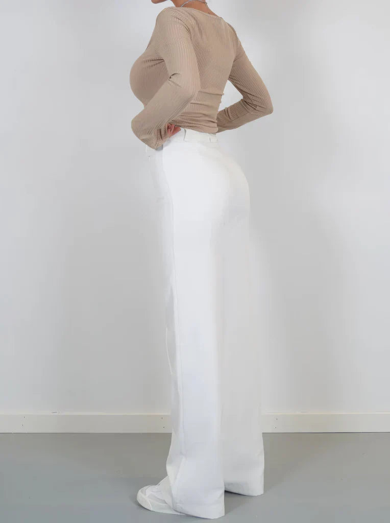 Van Dam | Dames Elegante Wijde Broek