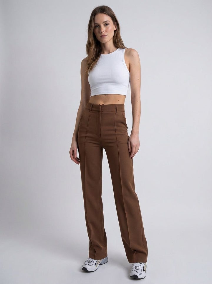 Van Dam | Dames Elegante Wijde Broek