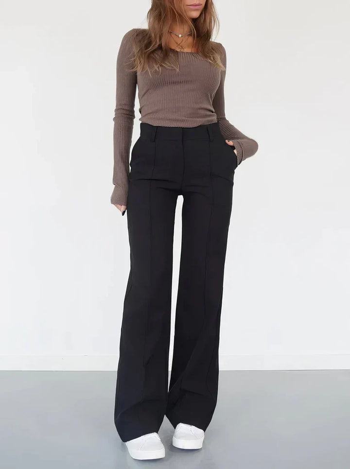 Van Dam | Dames Elegante Wijde Broek
