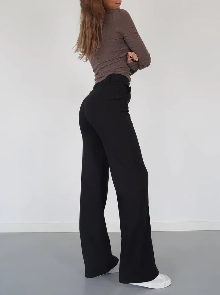 Van Dam | Dames Elegante Wijde Broek