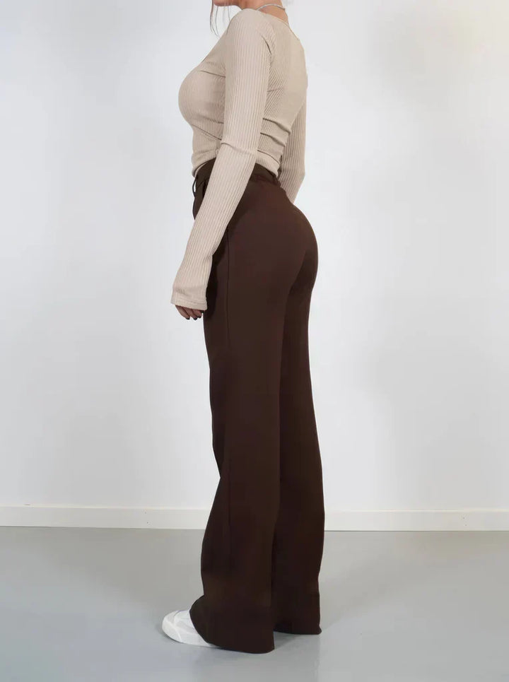 Van Dam | Dames Elegante Wijde Broek