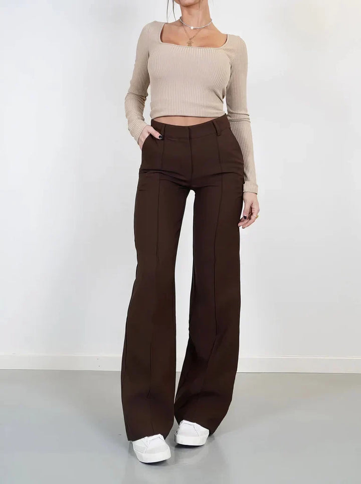 Van Dam | Dames Elegante Wijde Broek