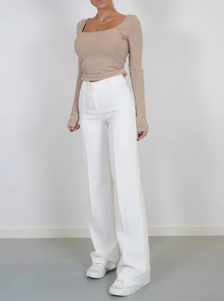 Van Dam | Dames Elegante Wijde Broek