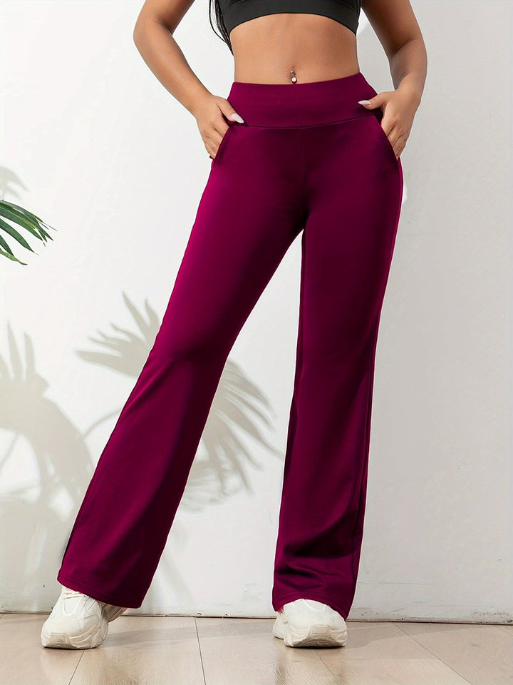 Van Dam | Vrouwelijke Comfortabele Flared Yoga Broek