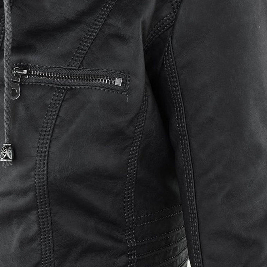 Van Dam | Gewatteerde Faux Leather Jas voor Dames