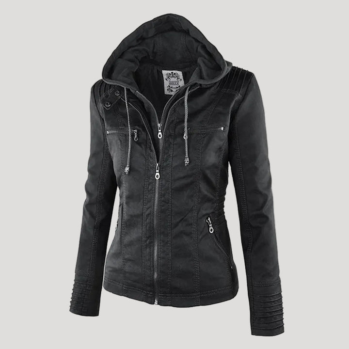Van Dam | Gewatteerde Faux Leather Jas voor Dames