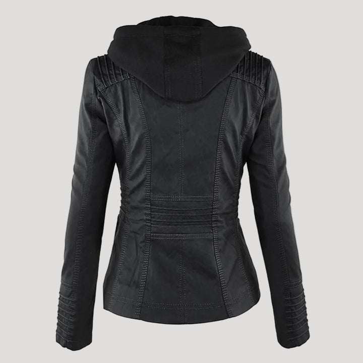 Van Dam | Gewatteerde Faux Leather Jas voor Dames
