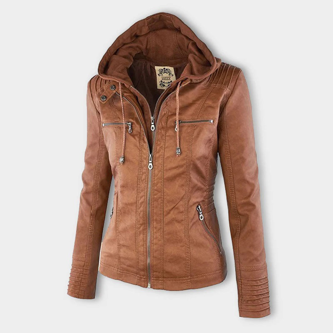 Van Dam | Gewatteerde Faux Leather Jas voor Dames