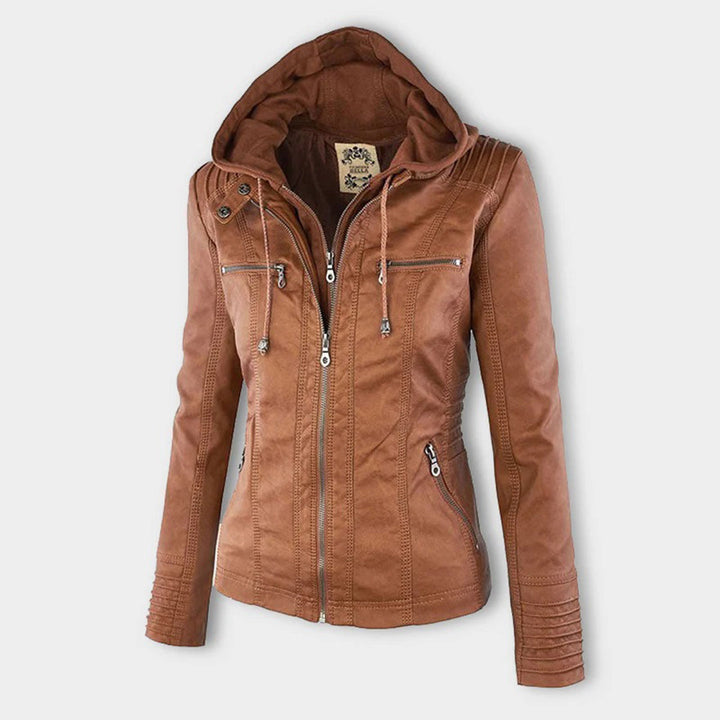 Van Dam | Gewatteerde Faux Leather Jas voor Dames