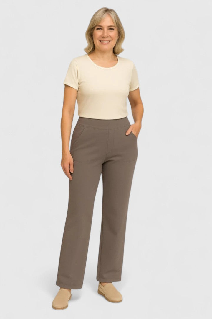Zoey | Dames Hoge Taille Wijde Broek