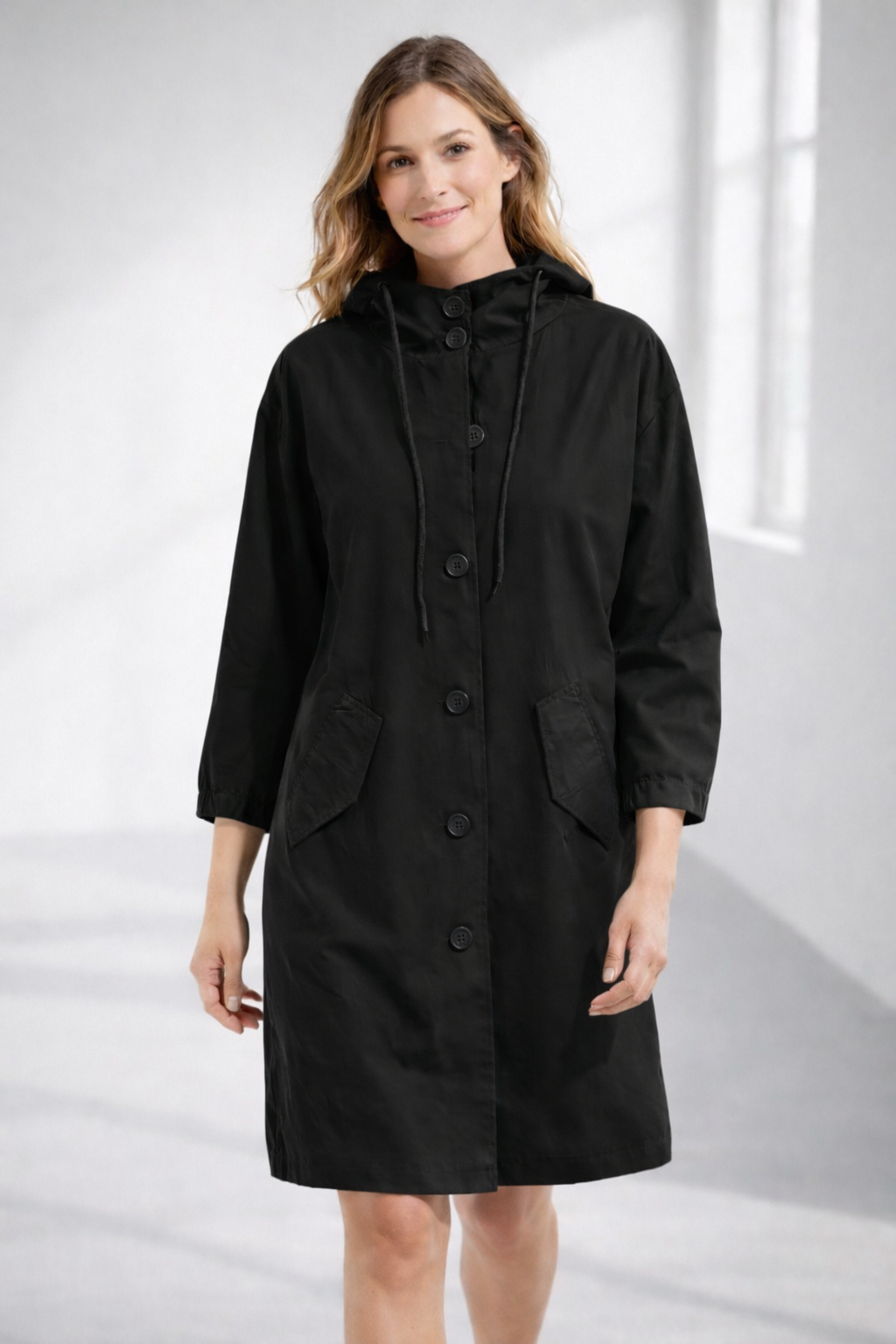 Van Dam | Mid-Length Casual Hooded Jast