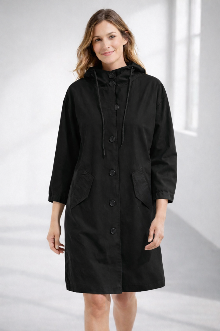 Van Dam | Mid-Length Casual Hooded Jast