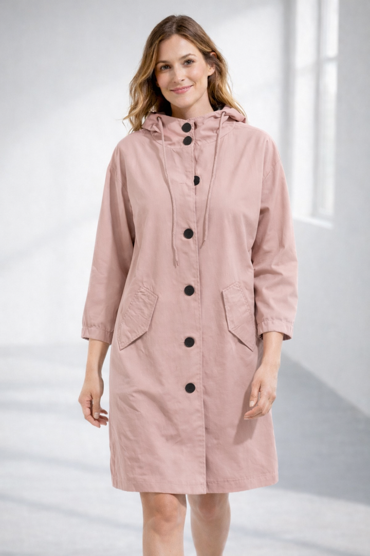 Van Dam | Mid-Length Casual Hooded Jast