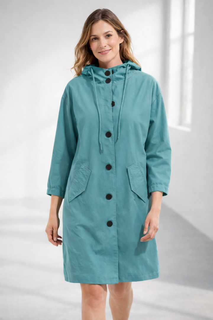 Van Dam | Mid-Length Casual Hooded Jast