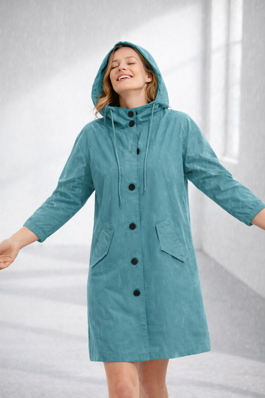 Van Dam | Mid-Length Casual Hooded Jast