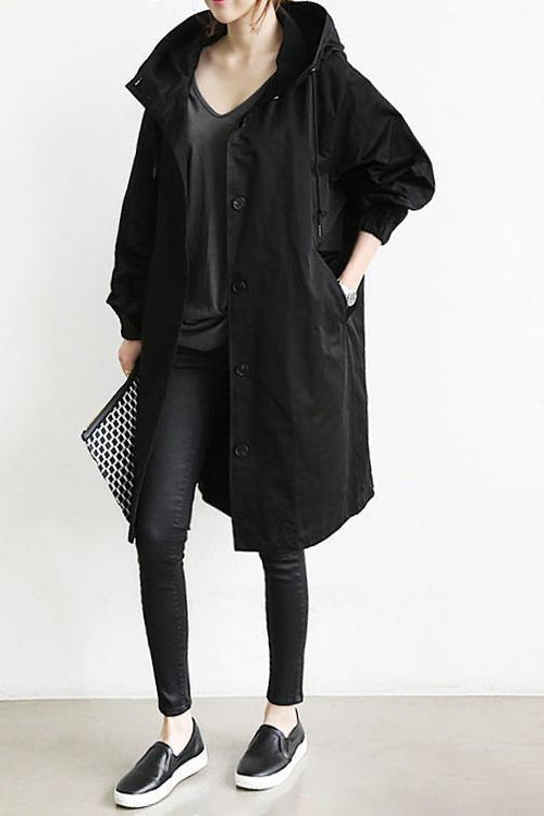 Van Dam | Mid-Length Casual Hooded Jast