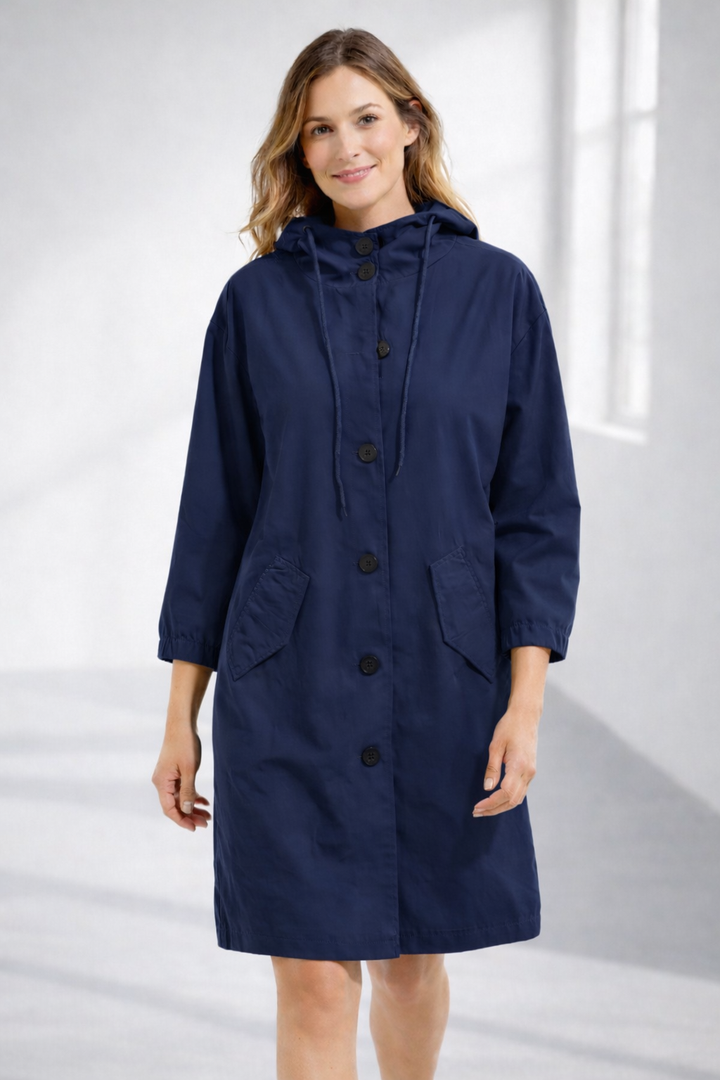Van Dam | Mid-Length Casual Hooded Jast