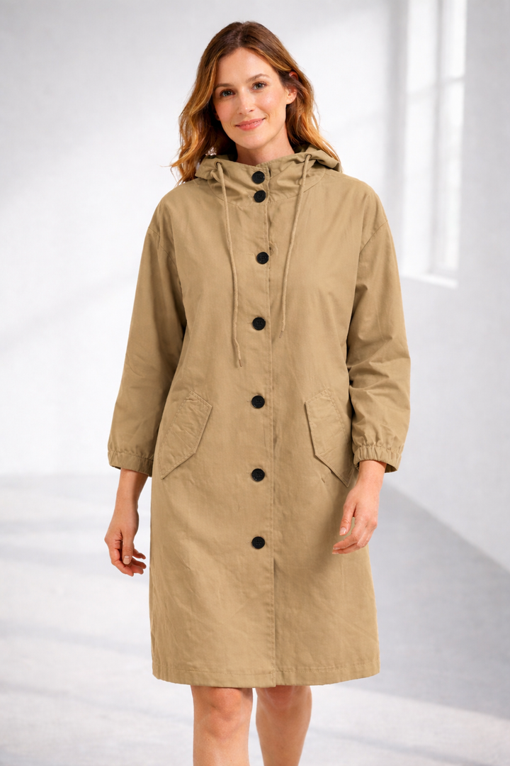 Van Dam | Mid-Length Casual Hooded Jast