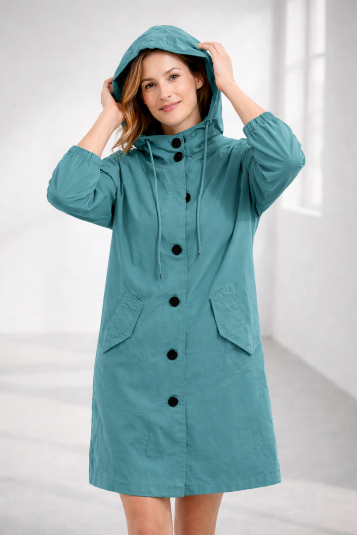 Van Dam | Mid-Length Casual Hooded Jast