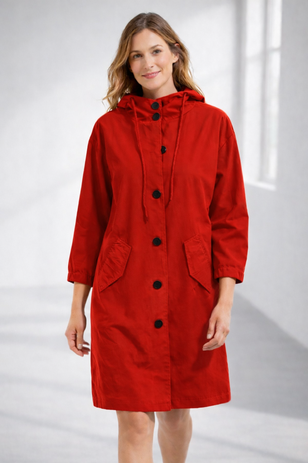 Van Dam | Mid-Length Casual Hooded Jast