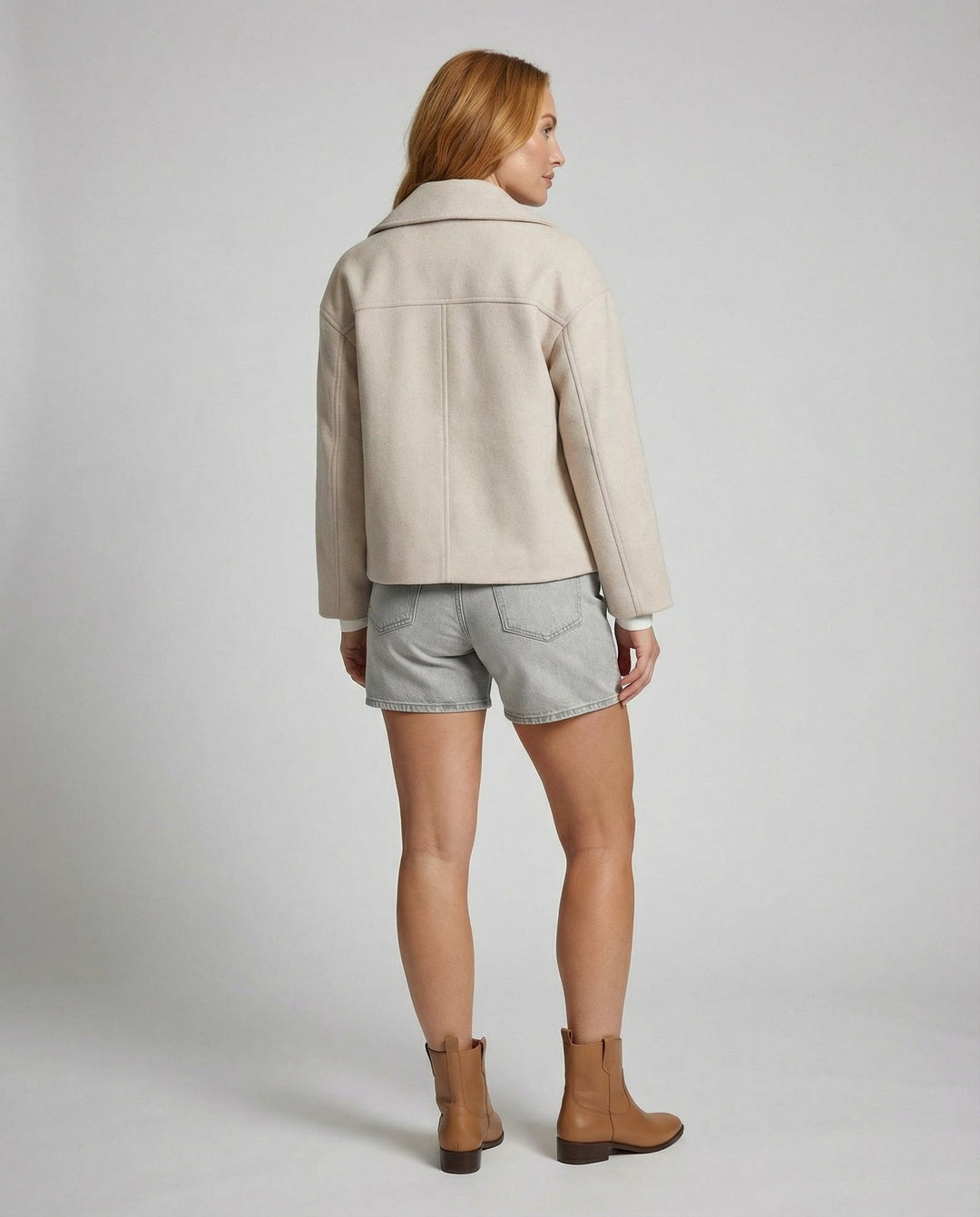 Van Dam | Dames Dubbelzijdige Korte Blazer