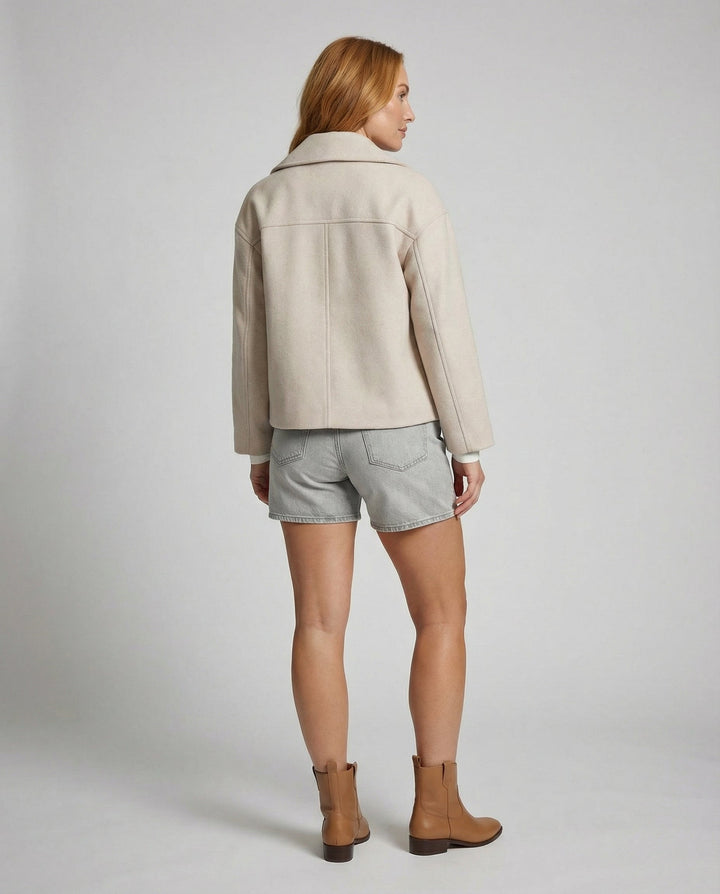 Van Dam | Dames Dubbelzijdige Korte Blazer