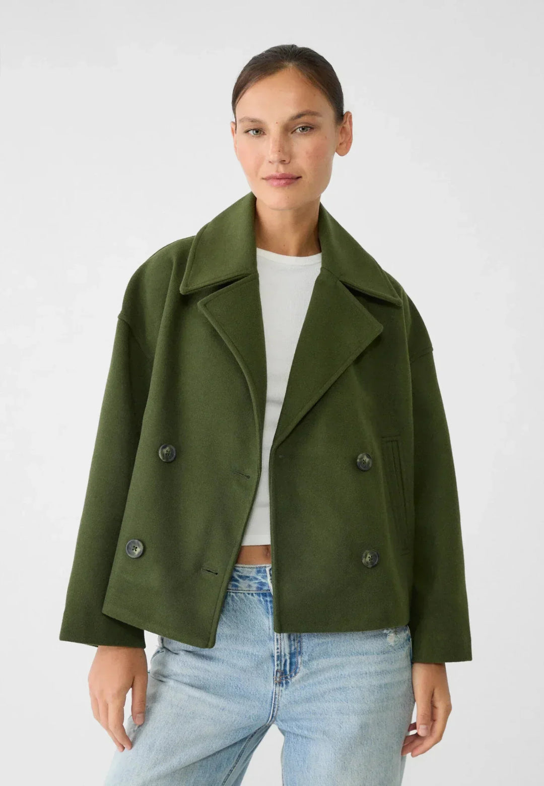 Van Dam | Dames Dubbelzijdige Korte Blazer