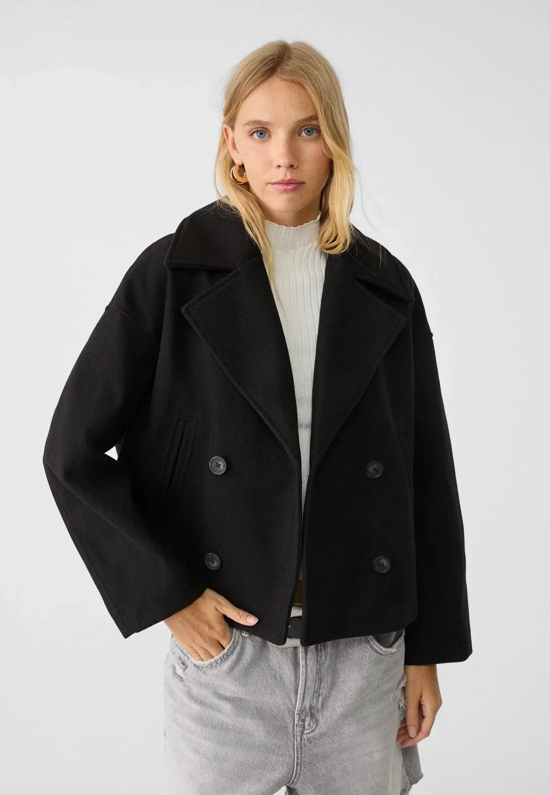 Van Dam | Dames Dubbelzijdige Korte Blazer