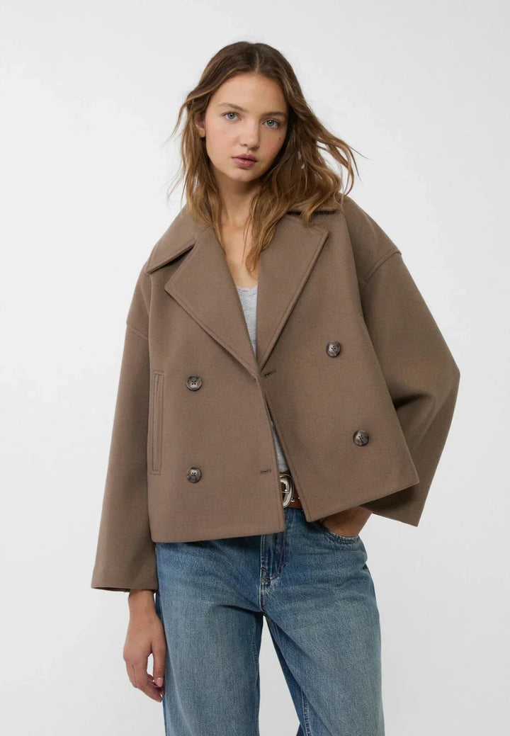 Van Dam | Dames Dubbelzijdige Korte Blazer