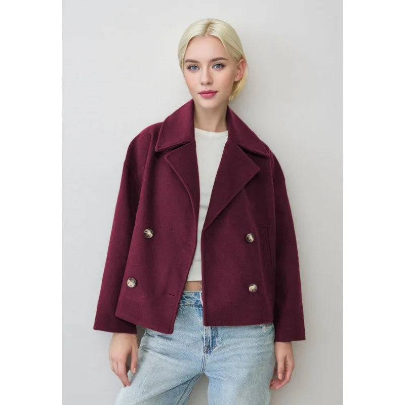 Van Dam | Dames Dubbelzijdige Korte Blazer