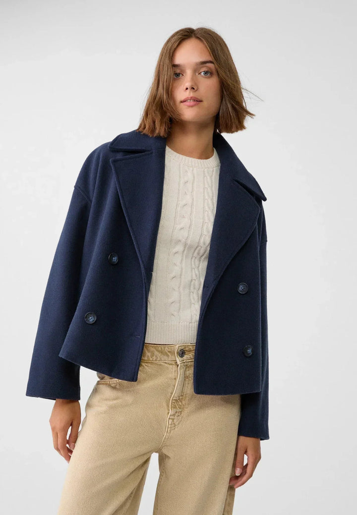 Van Dam | Dames Dubbelzijdige Korte Blazer