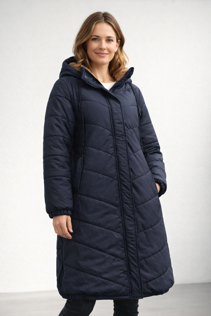 Van Dam | Dames Gevoerde Hooded Parka voor Koud Weer