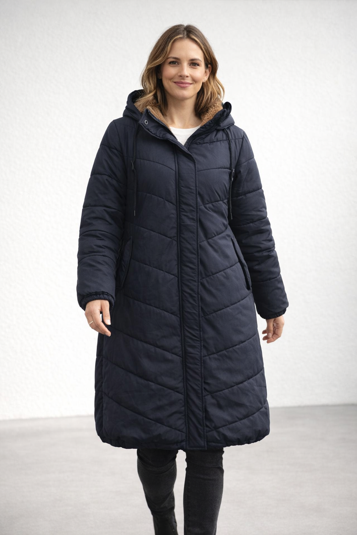 Van Dam | Dames Gevoerde Hooded Parka voor Koud Weer