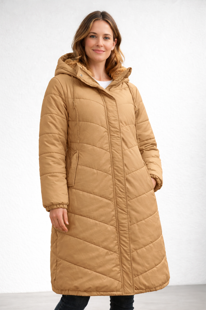 Van Dam | Dames Gevoerde Hooded Parka voor Koud Weer
