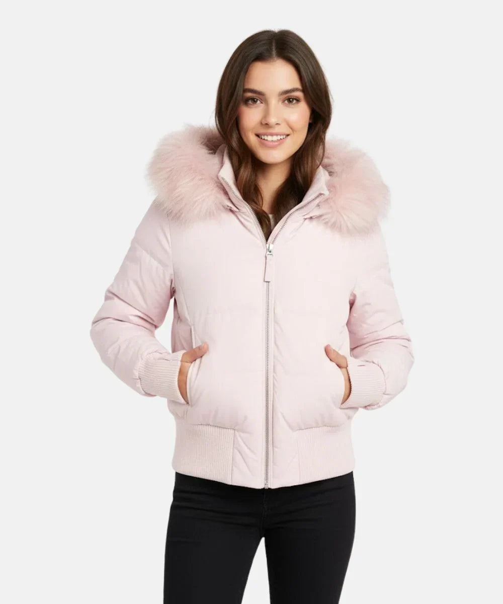 Van Dam | Dames Puffer Jast met Neppelzen Kap