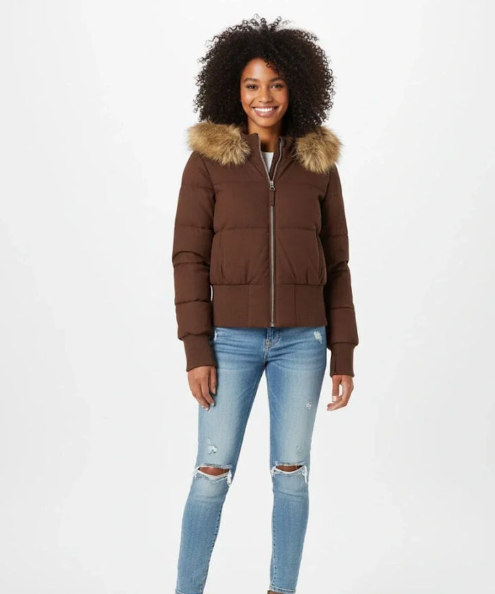 Van Dam | Dames Puffer Jast met Neppelzen Kap