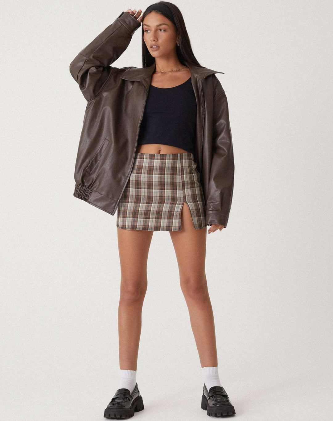Sophia | Oversized PU-Leren Jas Dames – Modieuze Look, Hoogwaardig Kunstleer