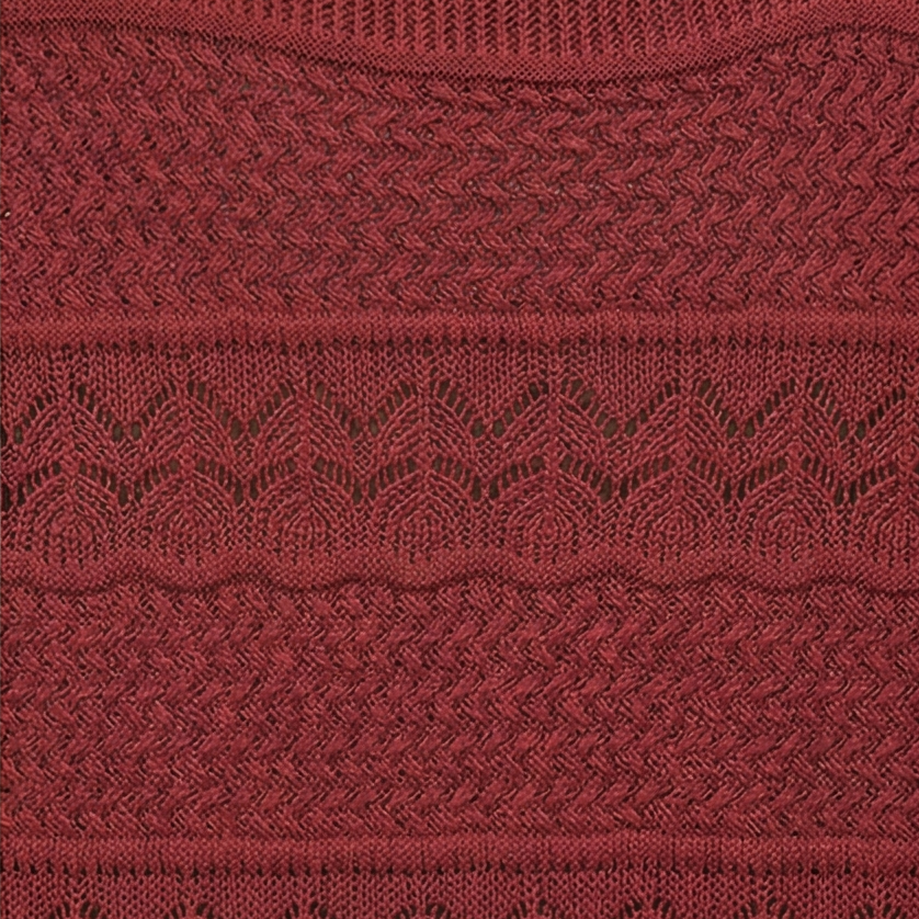 Wovelle – Dames Textured Knit Top voor Warme Dagen