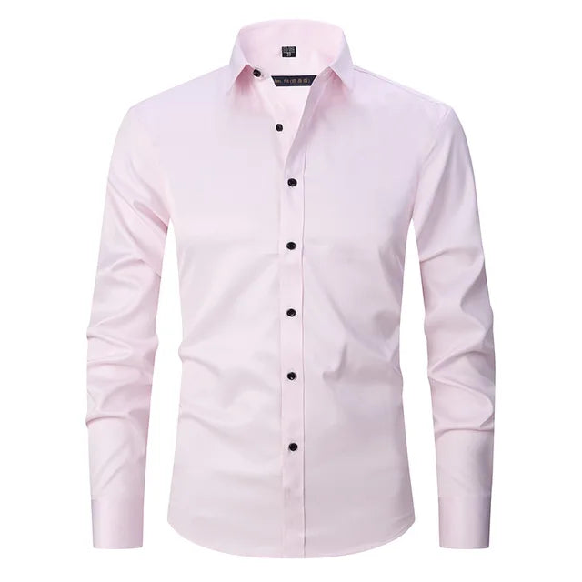 Zachary | Heren Slim Fit Overhemd met Lange Mouwen