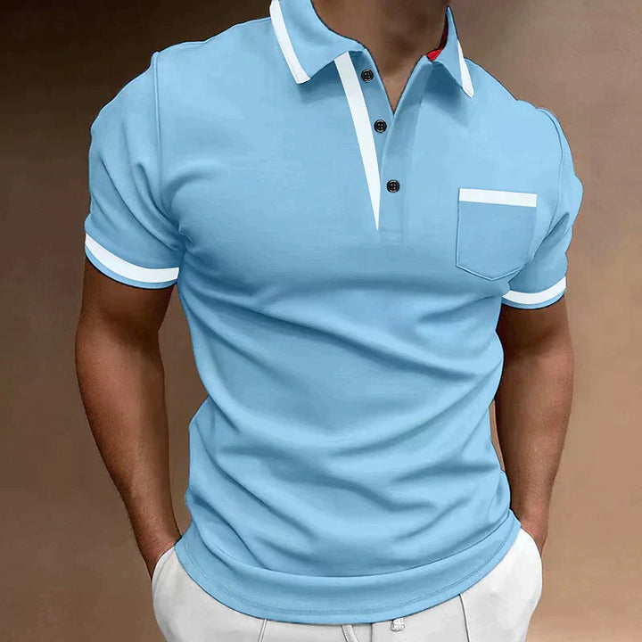 Poloshirt met Borstzak voor Heren